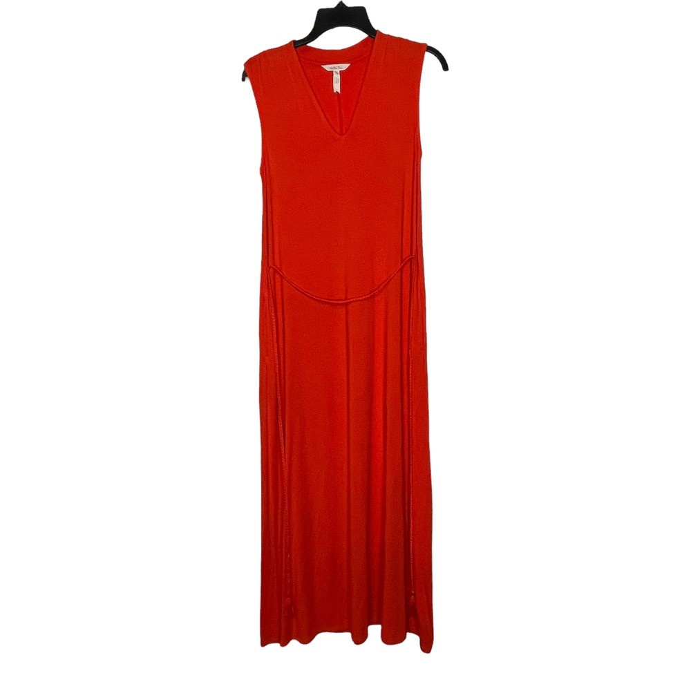 Matilda Jane Womens Dress Size XS Orange Maxi Sleeveless V-Neck Stretch‎